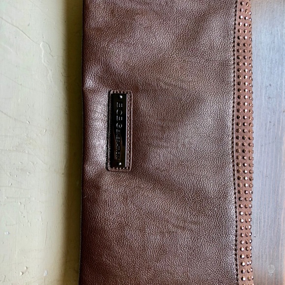 BCBGeneration Bronze Foldover Clutch - Picture 3 of 5